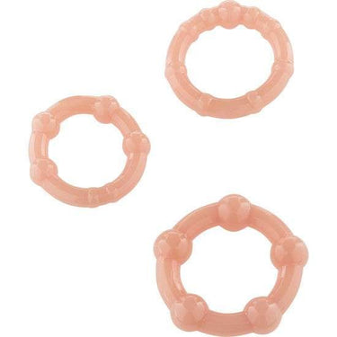 Kit di 3 Anelli Fallici in Silicone per Erezione Vigorosa e Duratura